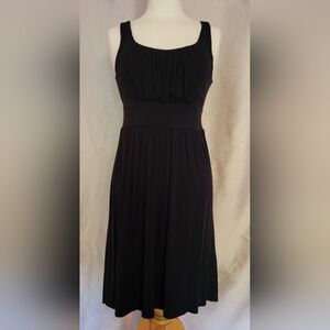 Elegant Black Midi Dress for Women